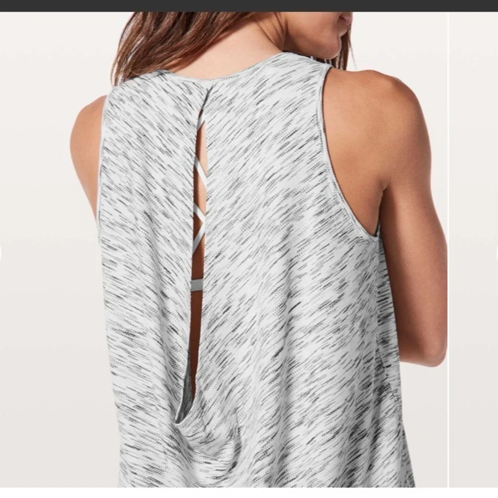 Lululemon Low Key Tank Size 8 EUC Approximate flatlay